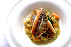 Roasted John Dory with Norfolk Mussels and Apple
