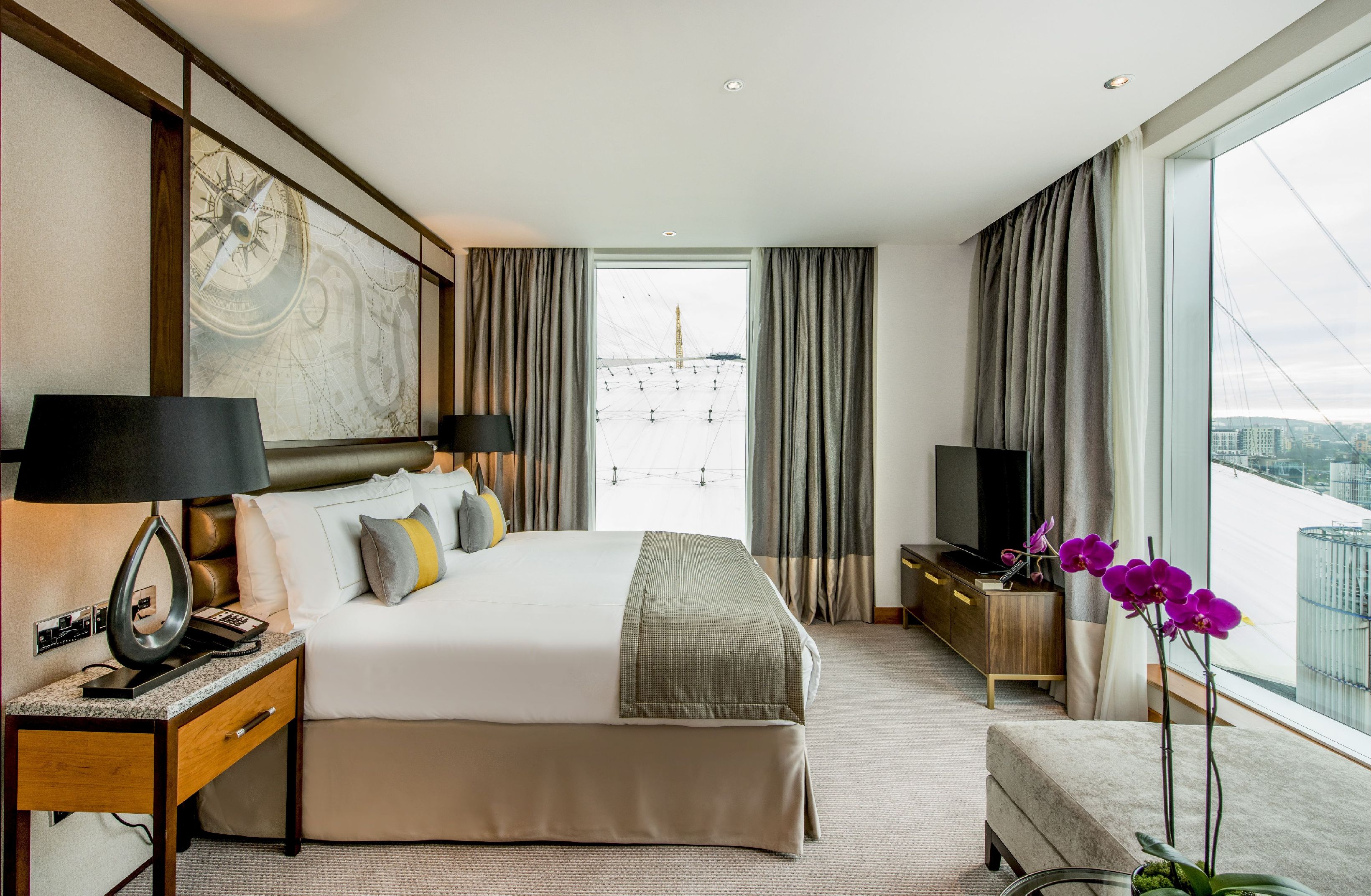 Image: The Fine Bedding Company Hospitality Division supply bedding to InterContinental London - The O2 Bedroom, London